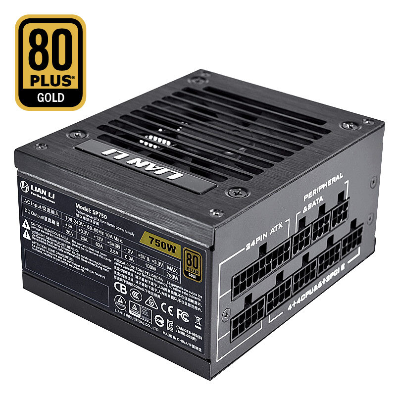 Sfx Power Supply 750W Gold - LIAN LI 750W Power Supply ITX