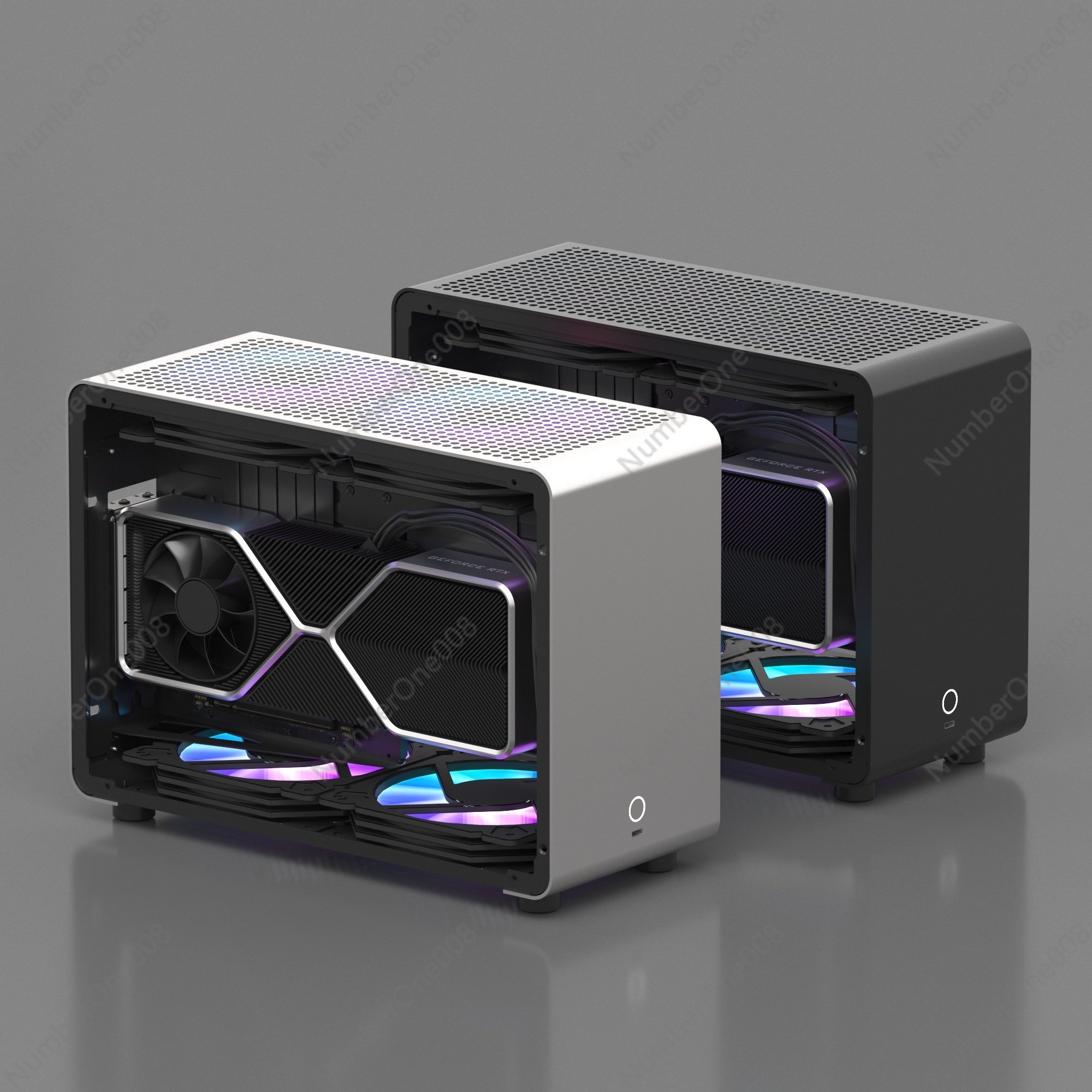 G1-pro ITX Aluminum Computer C - Mini Itx Case Water Cooling Support recension och pris