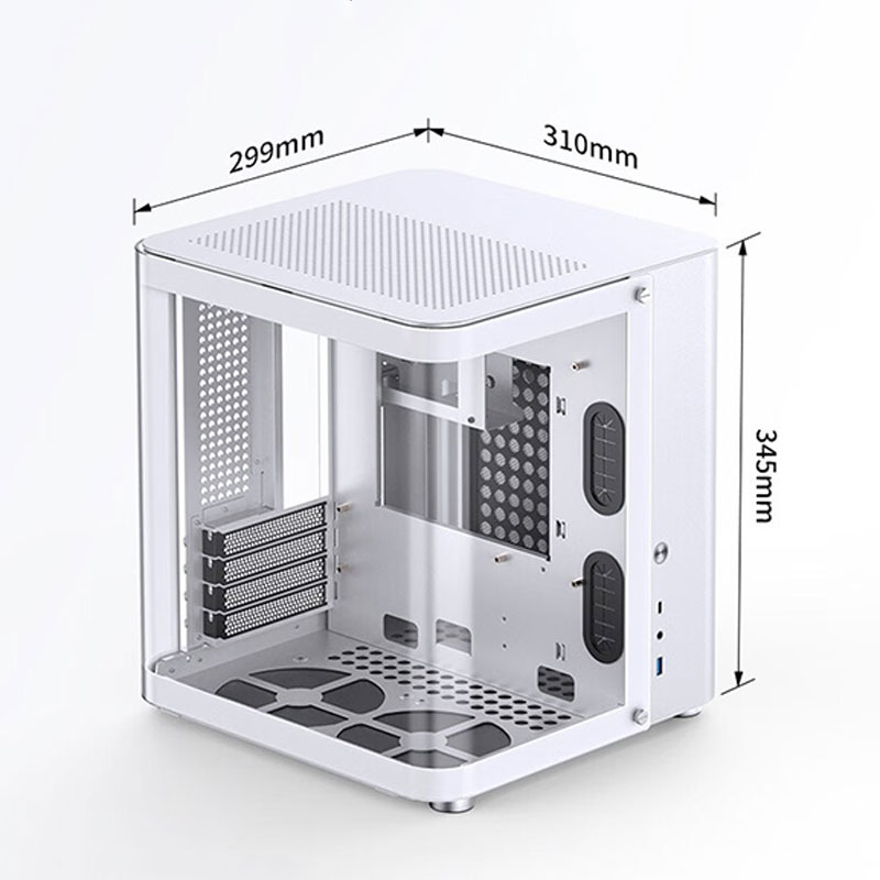 JONSBO TK-1 M-ATX/ITX Mini PC  - Mini Itx Case Water Cooling Support recension och pris