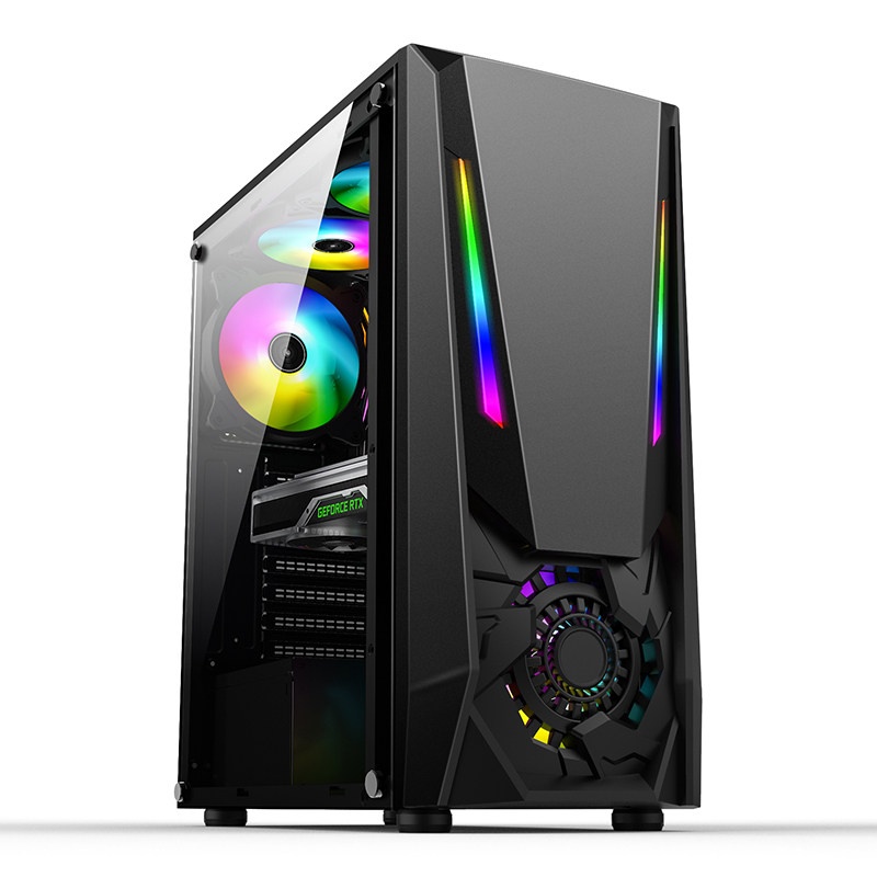 ATX Gaming Desktop PC Case Ful - Mini Itx Case Water Cooling Support recension och pris