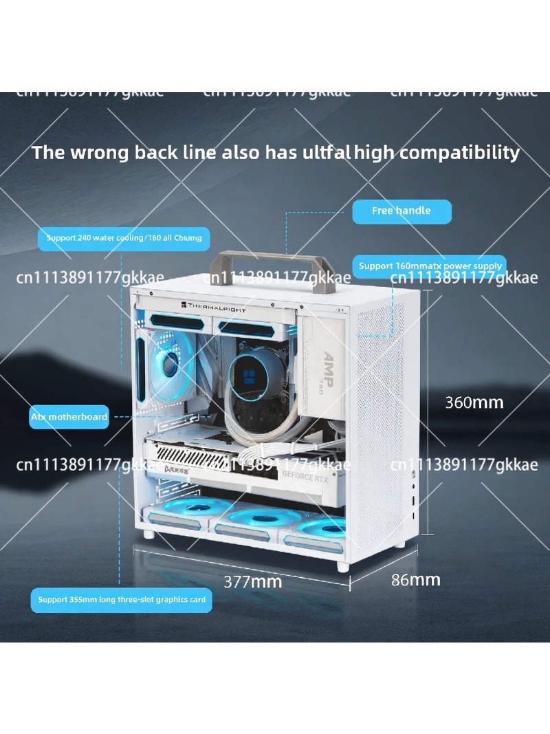 Mini ITX Computer Case, Portab - Mini Itx Case Water Cooling Support recension och pris