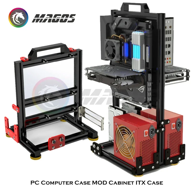 PC Computer Case MOD Cabinet I - Mini Itx Case Water Cooling Support recension och pris