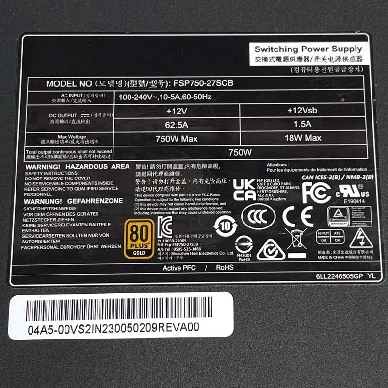 FSP750-27SCB 750W Gold SFX Pow - Sfx Power Supply 750W Gold recension och pris