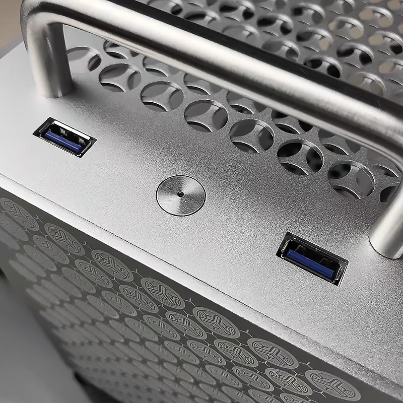 B2 All-aluminum ITX Dual-handl - Mini Itx Case With Handle Portable recension och pris