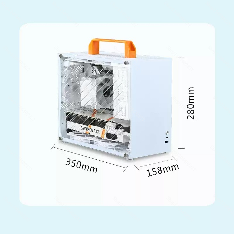 X79 Mini Computer Case White S - Mini Itx Case Water Cooling Support recension och pris