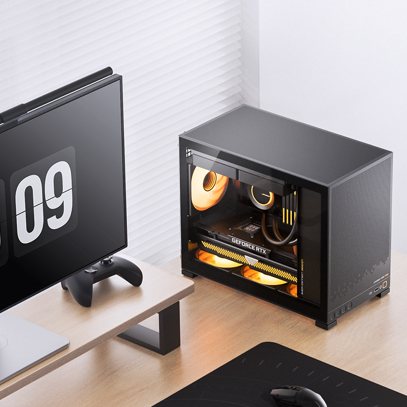 Jonsbo D32 STD/PRO Desktop Cas - Mini Itx Case Water Cooling Support recension och pris