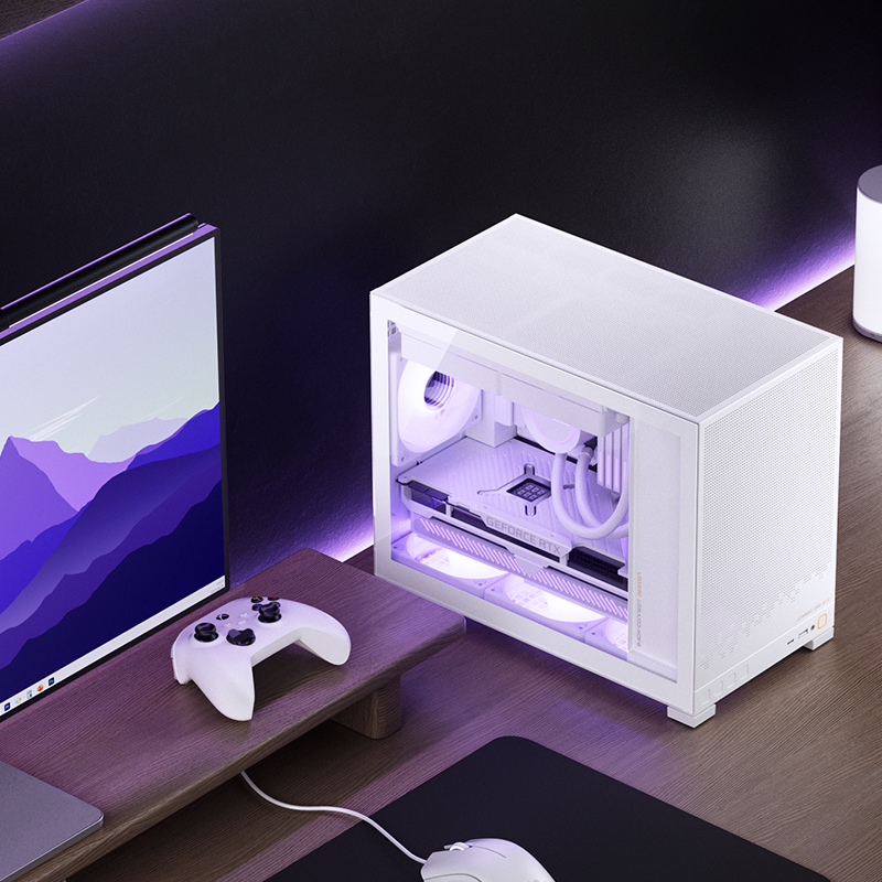 Jonsbo D32 STD/PRO Desktop Cas - Mini Itx Case Water Cooling Support recension och pris