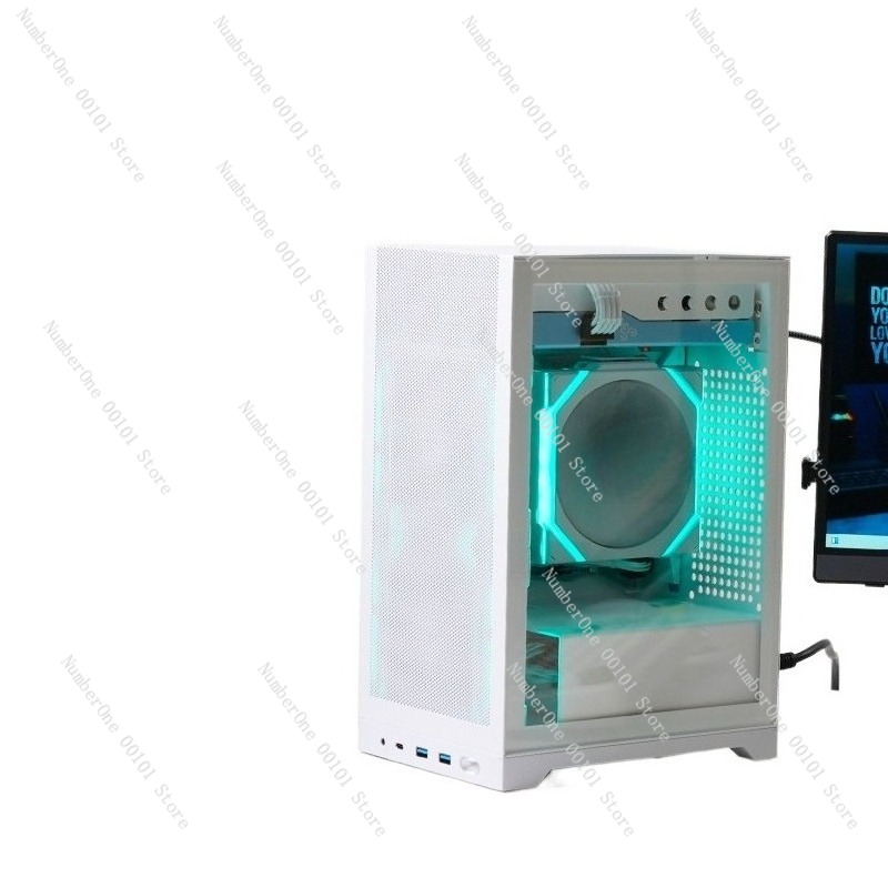 Portable ITX Mini PC Case Desk - Mini Itx Case With Handle Portable recension och pris