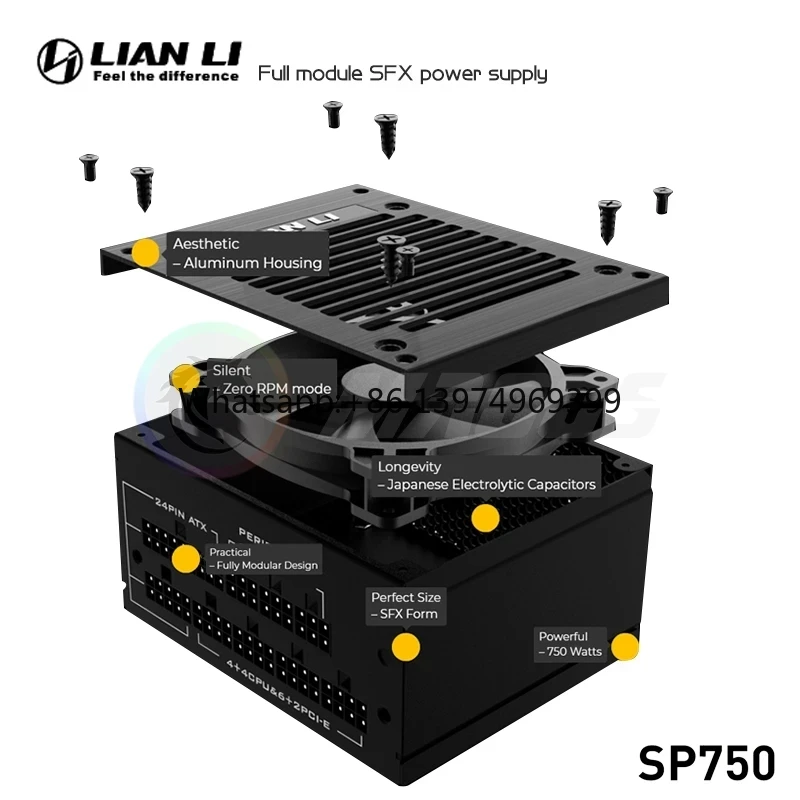 LIAN LI PSU 750w SFX Power Sup - Sfx Power Supply 750W Gold recension och pris
