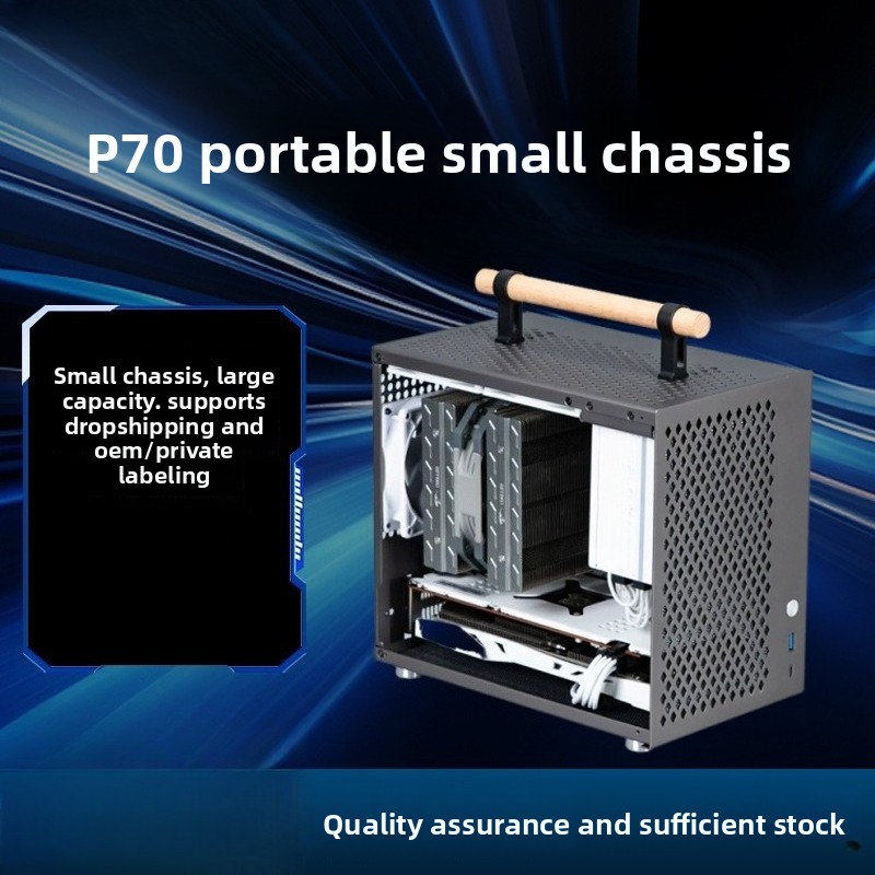 Full Aluminum ITX Case Mini Po - Mini Itx Case With Handle Portable recension och pris