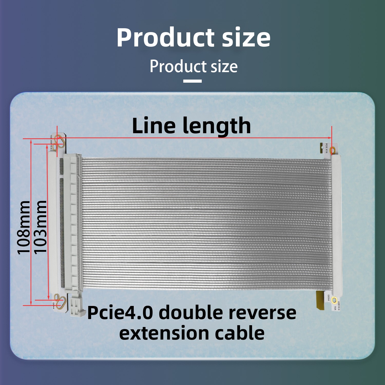 PCIe 4.0 X16 Dual Reverse GPU  - Itx Case Pcie Riser 4.0 recension och pris
