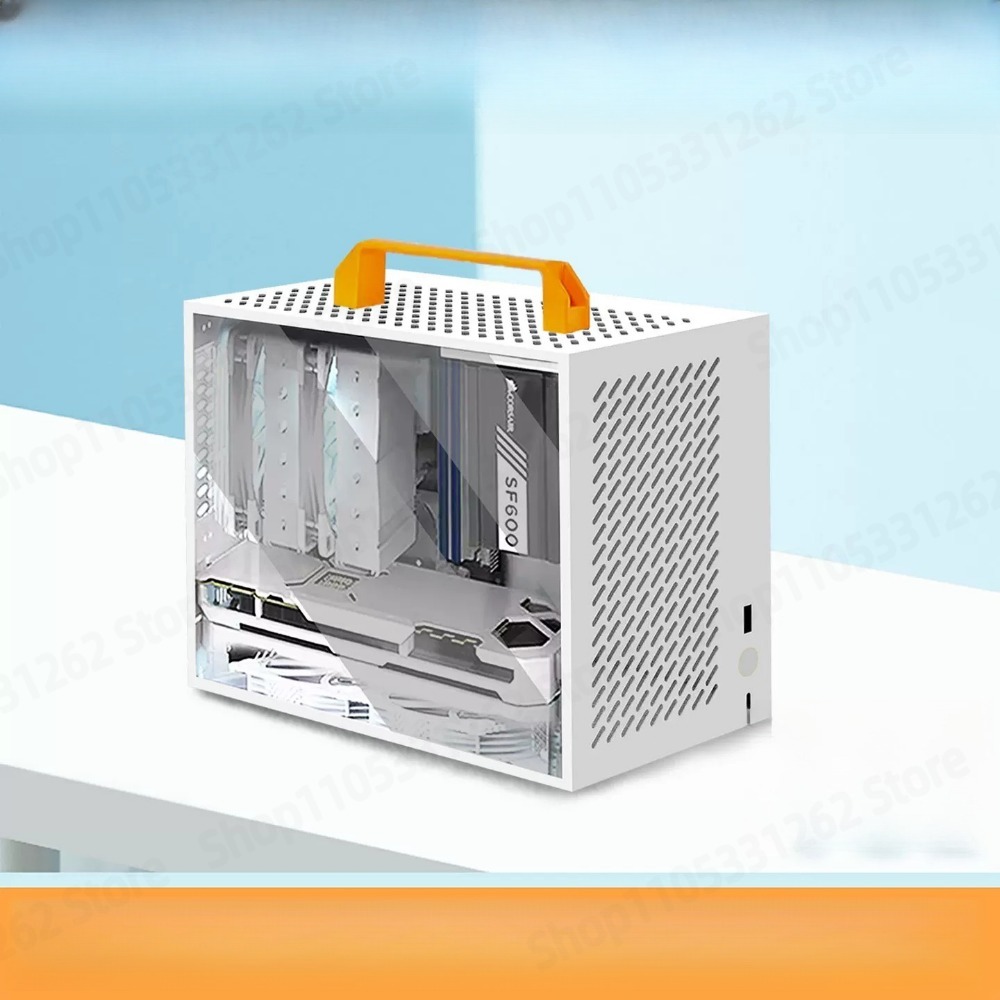 A59 Mini ITX Case White Small  - Mini Itx Case With Handle Portable recension och pris